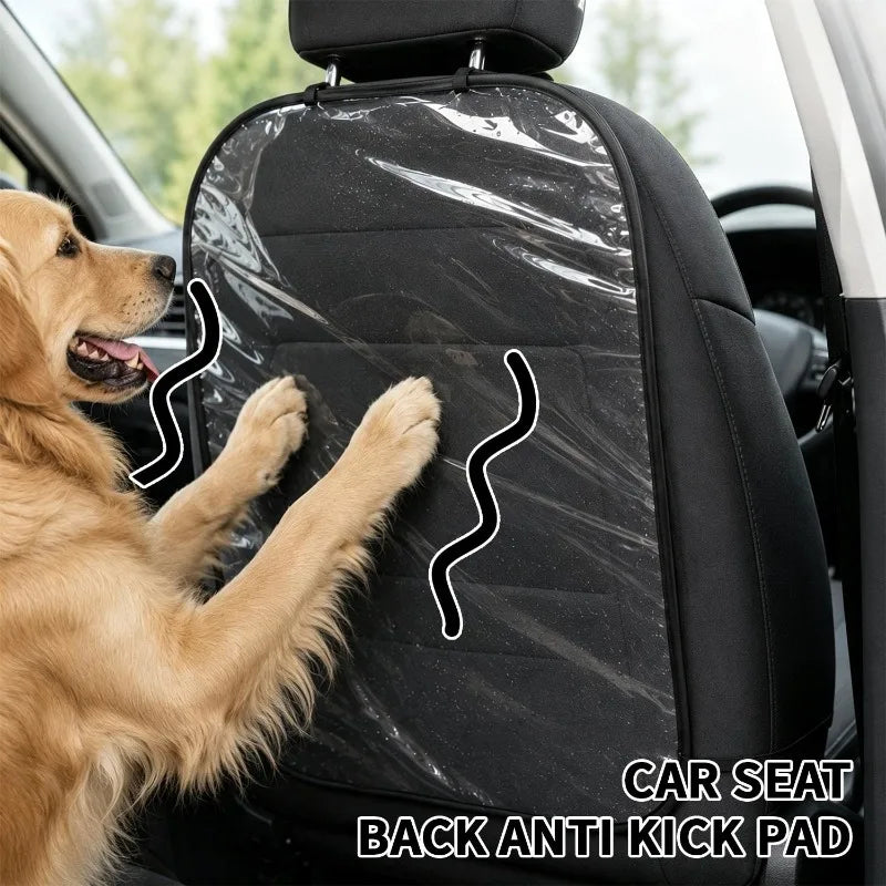 Transparent PVC Car Seat Kick Mat – Universal Kids & Pet Guard