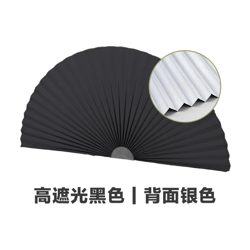 Self-Adhesive Arch Pleated Blind – Half Blackout Window Shade