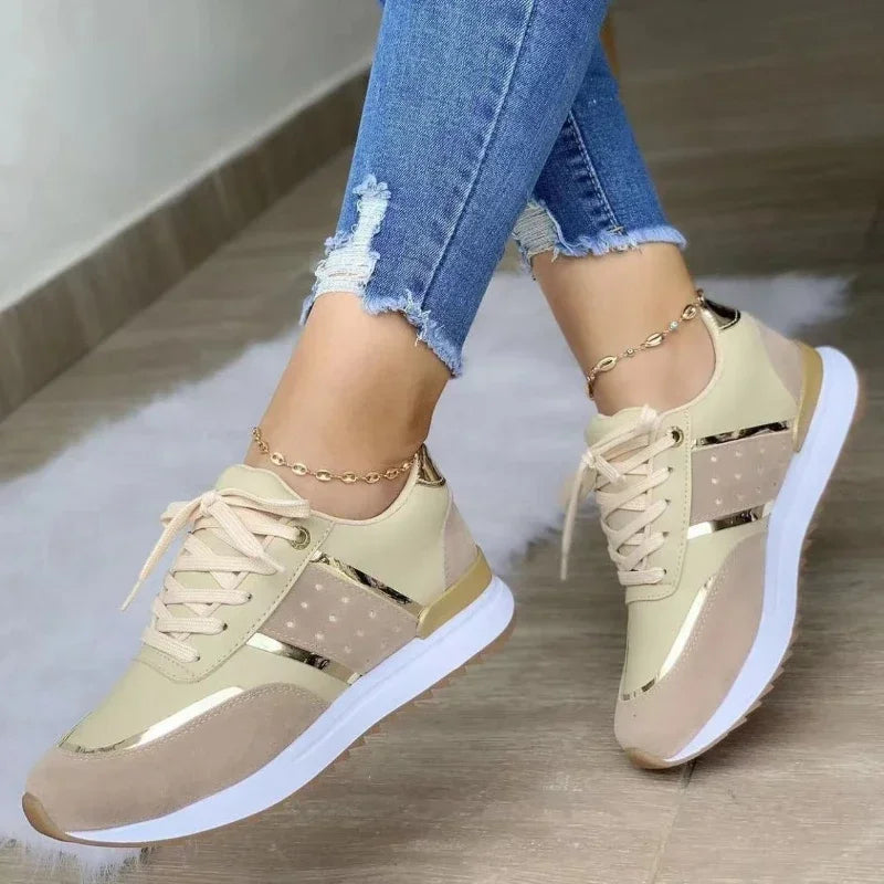 LEDP Women's Platform Sneakers – Casual Sport Running Shoes