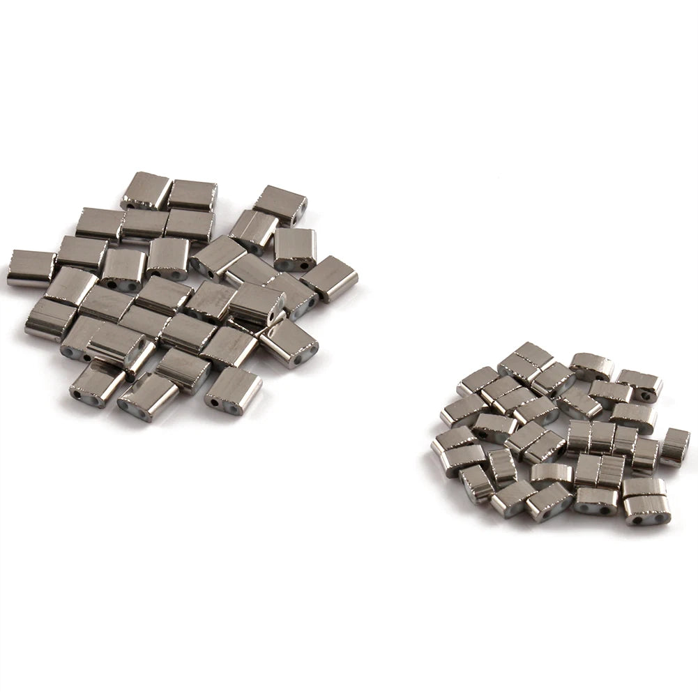 Two Hole Glass Seed Beads 5mm – DIY Jewelry Making 5g Pack
