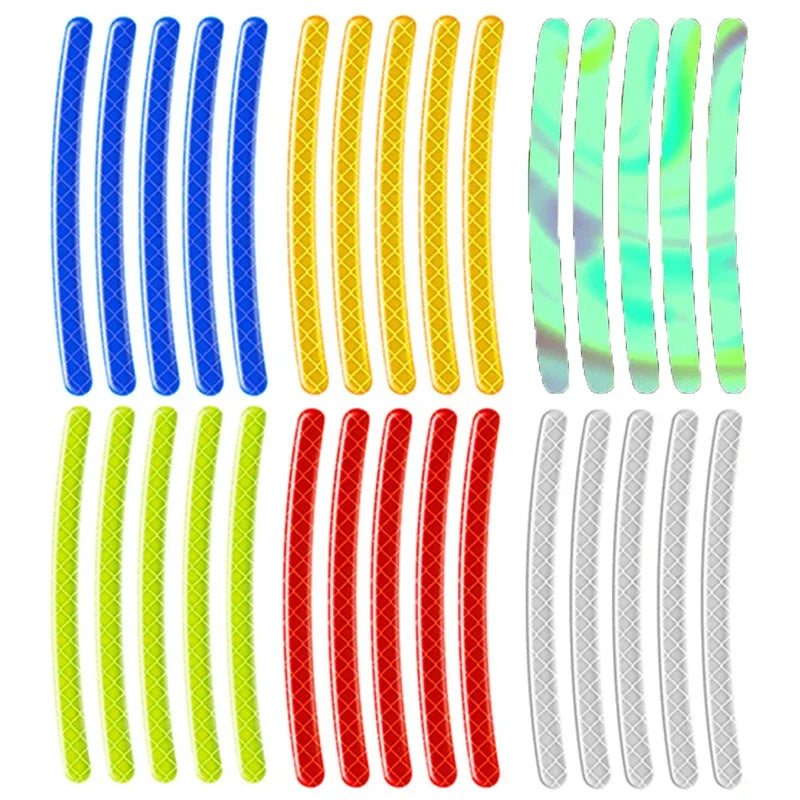 Wheel Rim Reflective Stickers – Car Bike Motorcycle 20/40Pcs