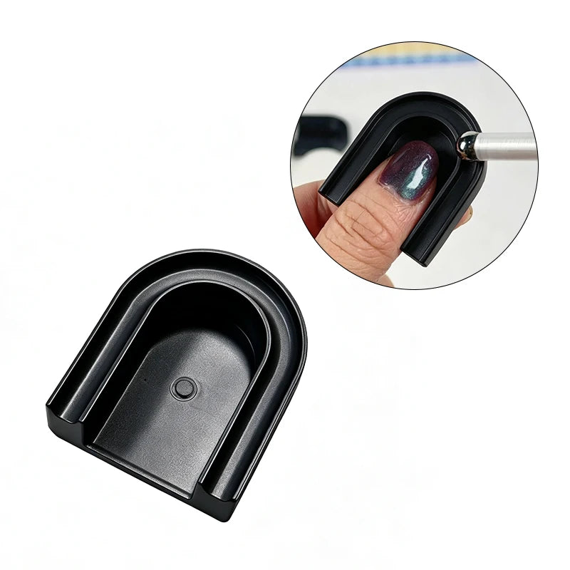 U-Shaped Cat Eye Nail Magnet Guide Tool – DIY Gel Polish