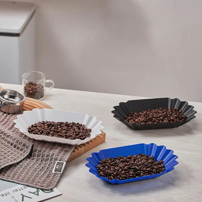 Oval Plastic Coffee Bean Display Tray – Reusable Serving Tray