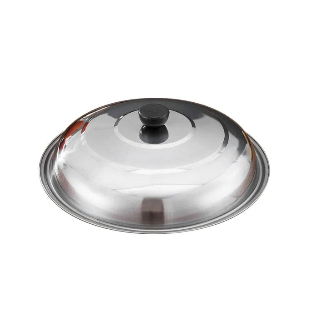 Stainless Steel Pot Lid 28–40cm | Universal Round Pan Cover