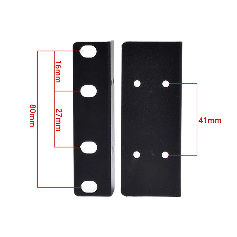 NVR DVR Rack Mount Bracket Kit – 1U 1.5U 2U Ear Bolts