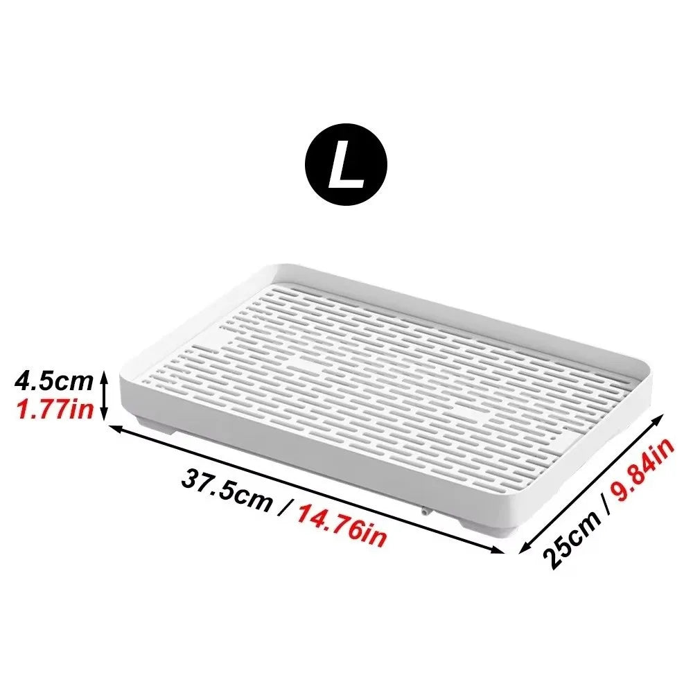 Double-Layer Rabbit Corner Litter Box – Small Pet Toilet Tray