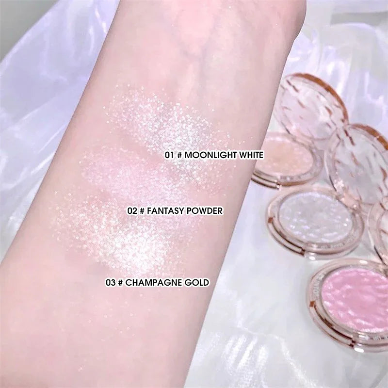 SAKSRAAR Glitter Highlight & Contour Palette | Long-Lasting Glow