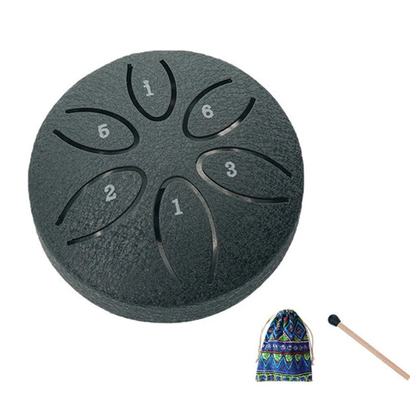 Outdoor Rain Drum – 6-Note Steel Tongue Garden Meditation Drum