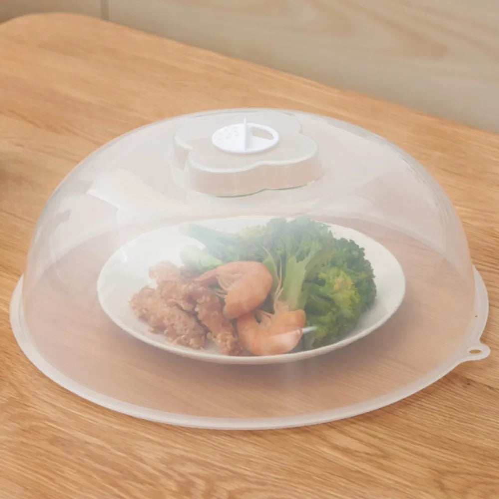 Transparent Microwave Splash Cover – BPA-Free Dome Food Lid