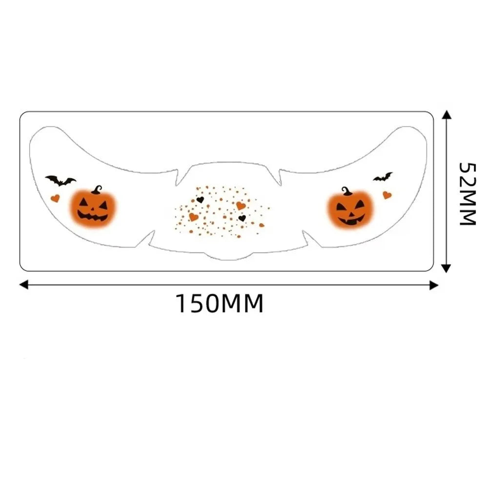 Halloween Temporary Face Tattoo Stickers – DIY Makeup Patch