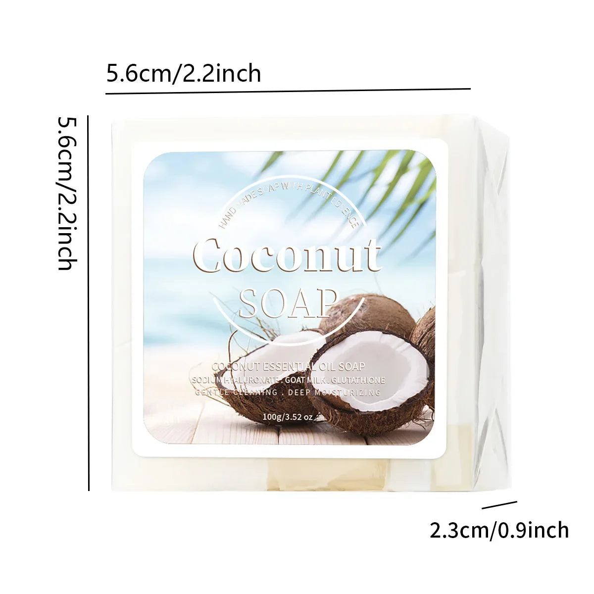 Coconut Milk & Goat Milk Handmade Soap Bar – 100g Organic