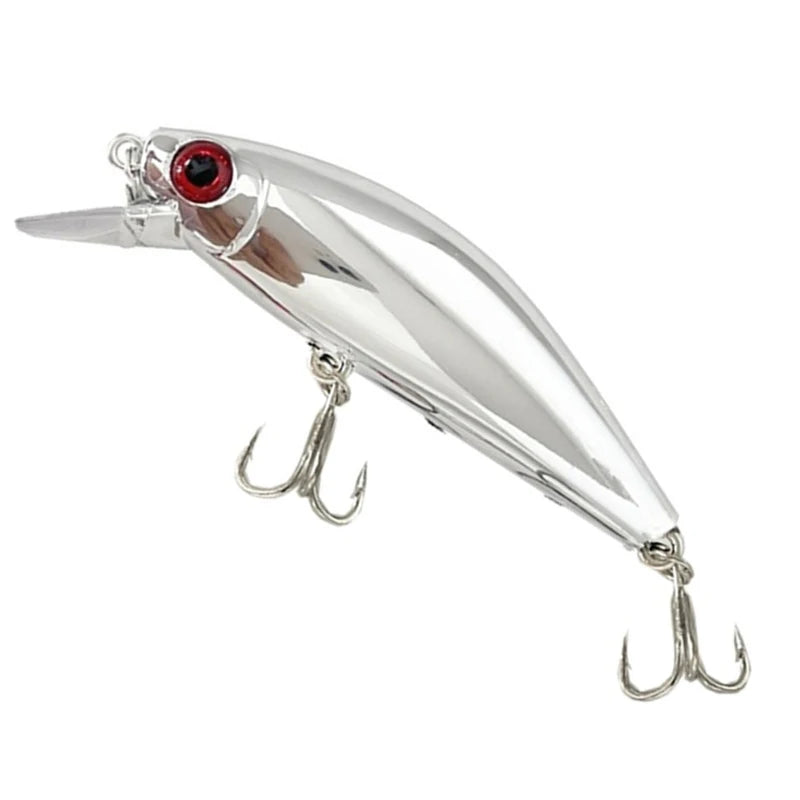 Luya Silver Sequin Fishing Lure 6.5g – Saltwater Bass & Mackerel