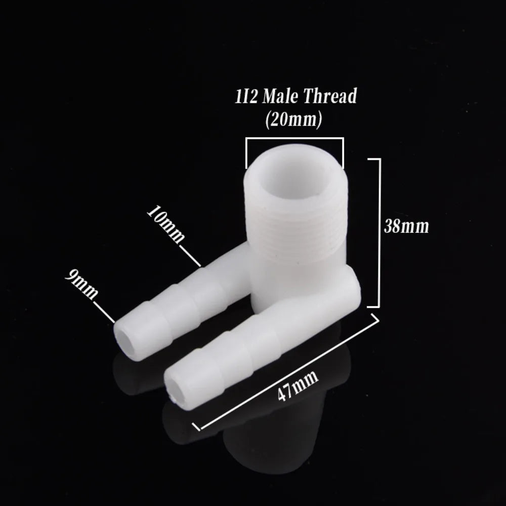 Y-Type Plastic Hose Splitter Manifold – 3-Way & 4-Way 9mm