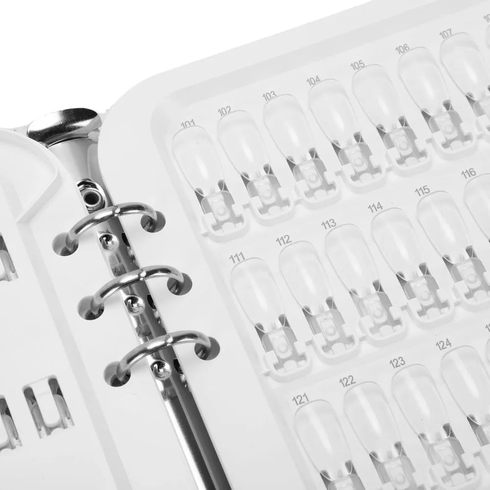 150-Slot Nail Polish Color Display Book | Detachable Card Holder