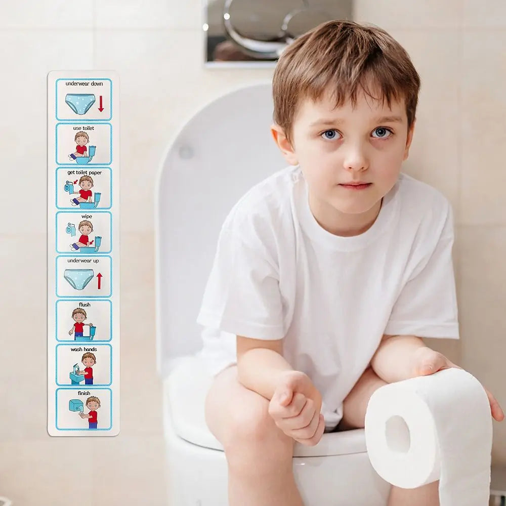 Kids Toilet Training Chart – Visual Potty Learning Aid Sticker