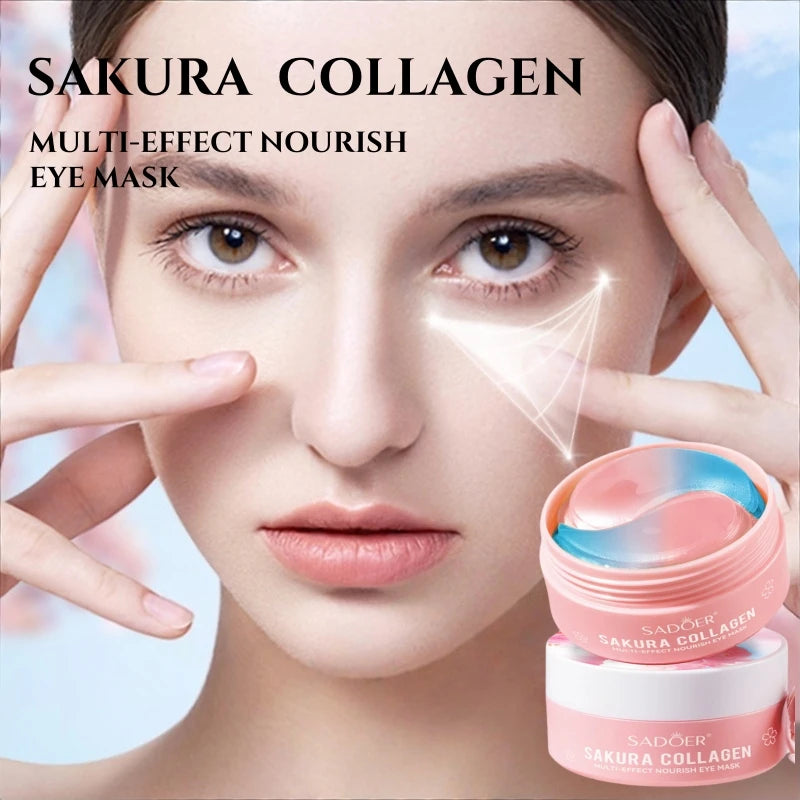 SADOER Sakura Collagen Eye Mask – 60 Nourishing Patches