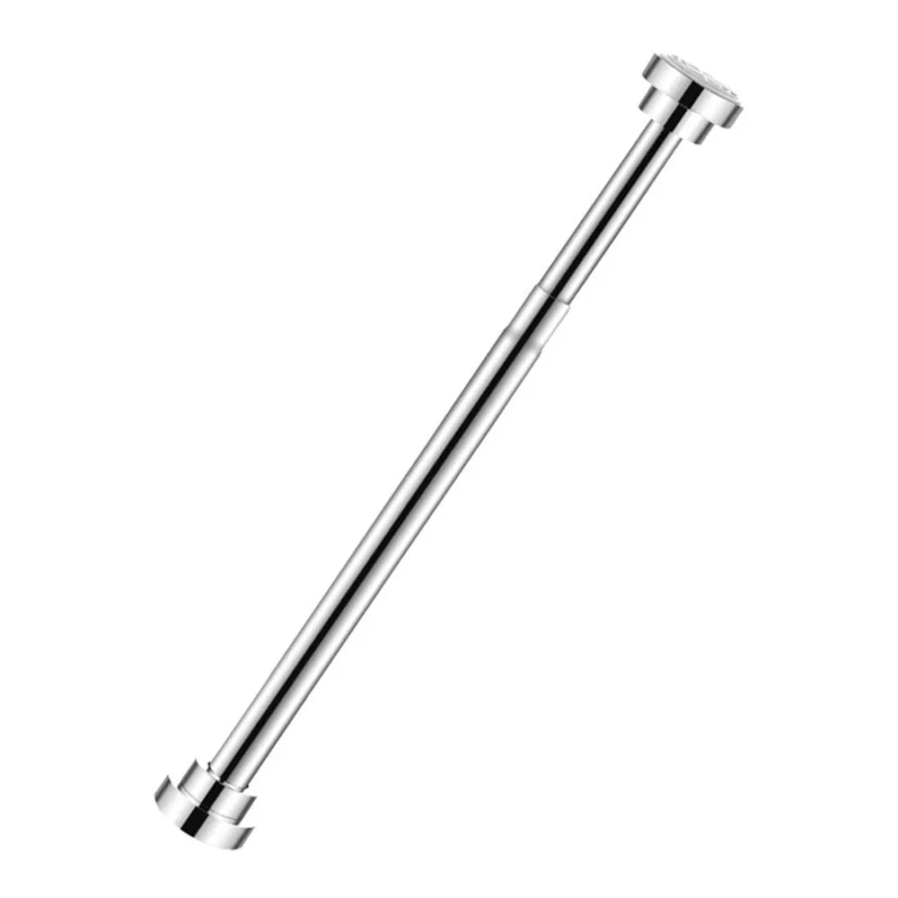 Adjustable Closet Rod – No-Drill Stainless Steel, 40–55cm