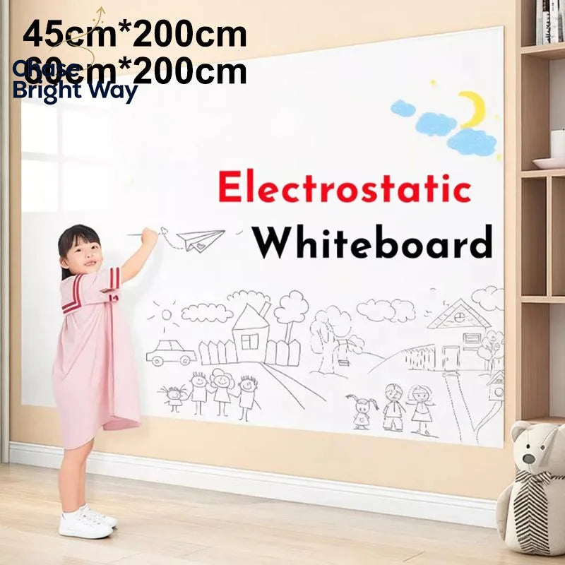 Whiteboard Wall Sticker – Reusable Static Cling Dry Erase Sheet