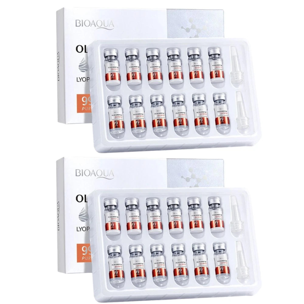 BIOAQUA EGF Lyophilized Powder Ampoule Serum Set – 6 Bottles