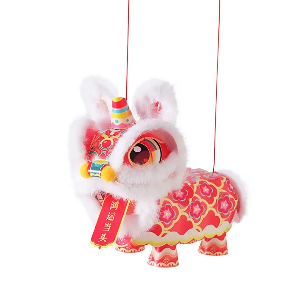 Chinese New Year Handheld DIY Lantern – Dancing Lion Lucky Charm