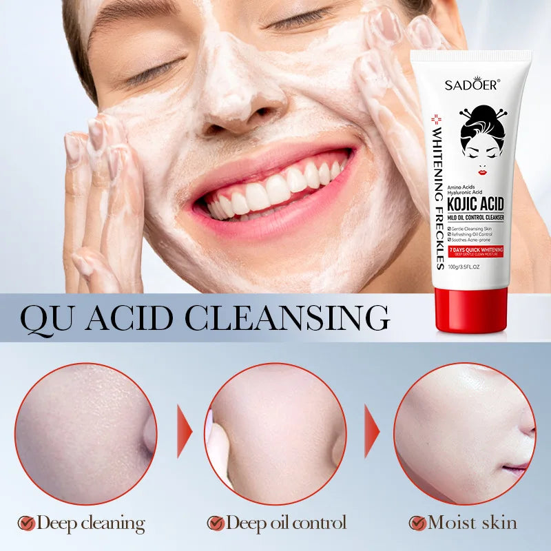 SAKSRAAR Kojic Acid Face Wash – Oil Control & Deep Clean