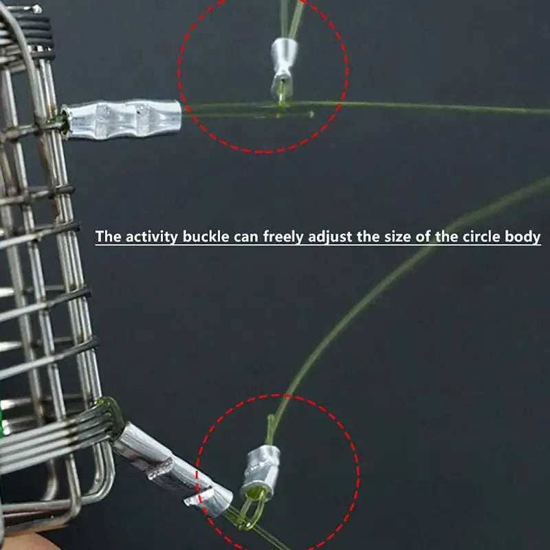 Stainless Steel Crab Trap Wire Cage – 8/12 Lap Crab Catcher