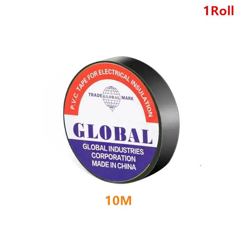 Flame Retardant PVC Electrical Insulation Tape | 1–10 Rolls 10M