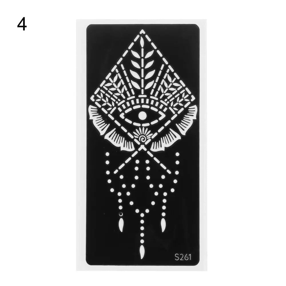 Mehndi Henna Stencil Sticker – DIY Temporary Body Art