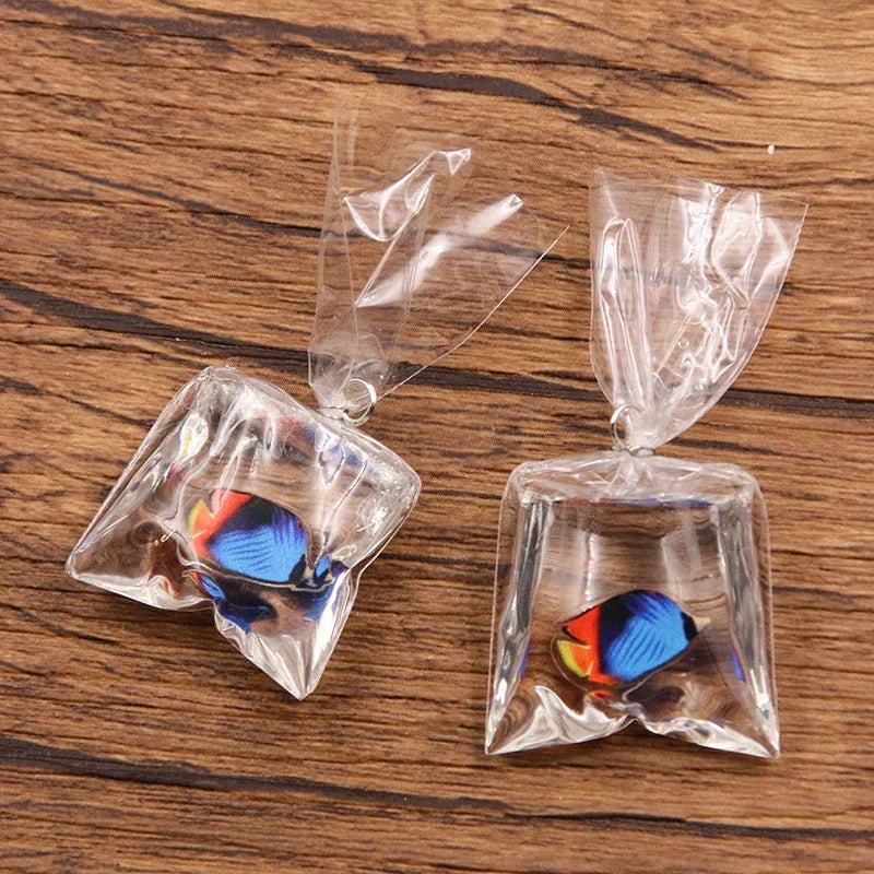 Transparent Resin Clownfish Charms – 8 Colors DIY Jewelry