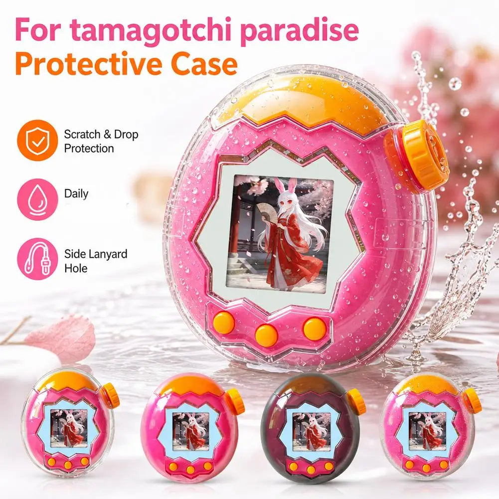 Tamagotchi Paradise Clear PC Protective Case – Full Cover Shell