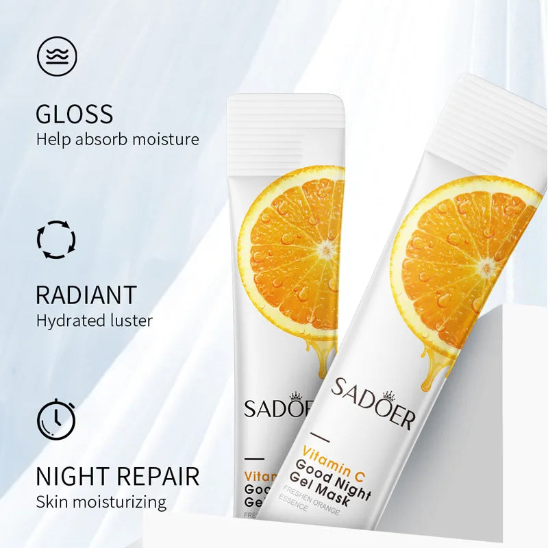 SADOER Vitamin C Sleeping Face Mask 30pc – Hydrating Set