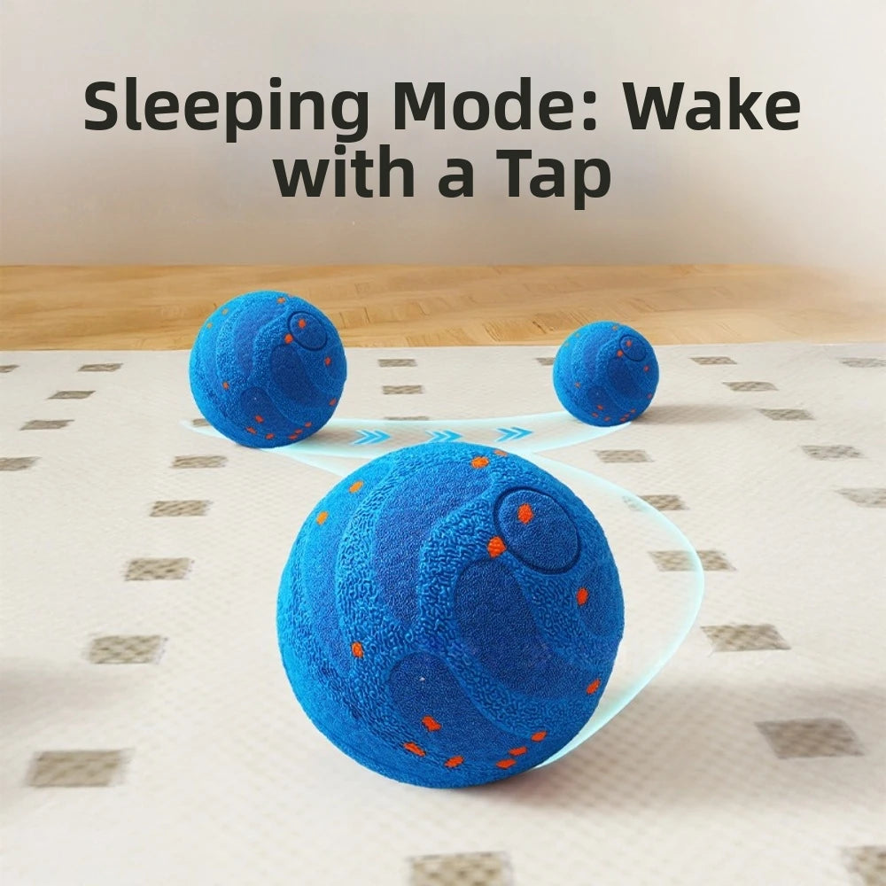 SAMMY Auto Rolling Dog Ball – Rechargeable Self-Moving Pet Toy