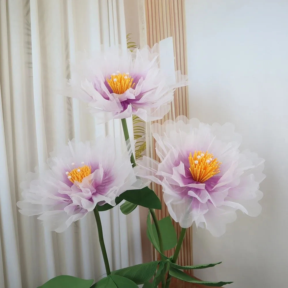 Large Artificial Peony Flower Head 40/50cm – Silk Fake Flower