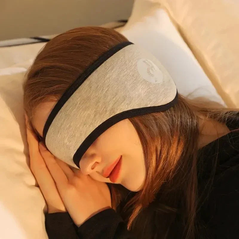Blackout Sleep Eye Mask with Earplugs – Light & Noise Block