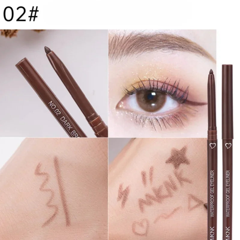 Waterproof Eyeliner Pencil – Brown, Black & Blue Long-Lasting
