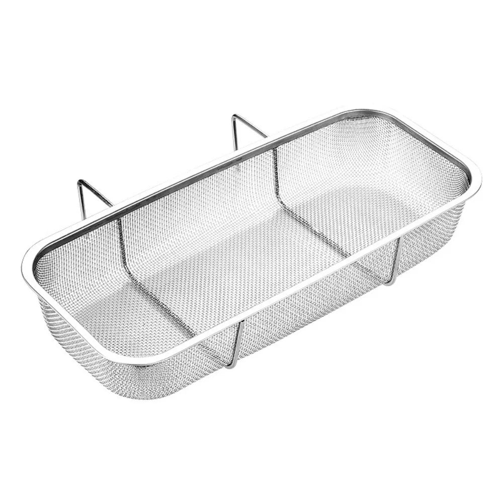 Stainless Steel Sink Drain Basket – Hanging Kitchen Organizer