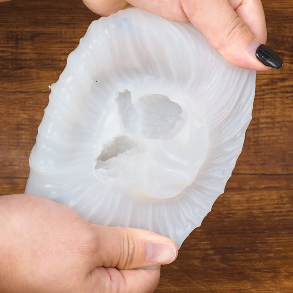 Silicone Shell Candle Mold – Flexible Resin & Wax Casting