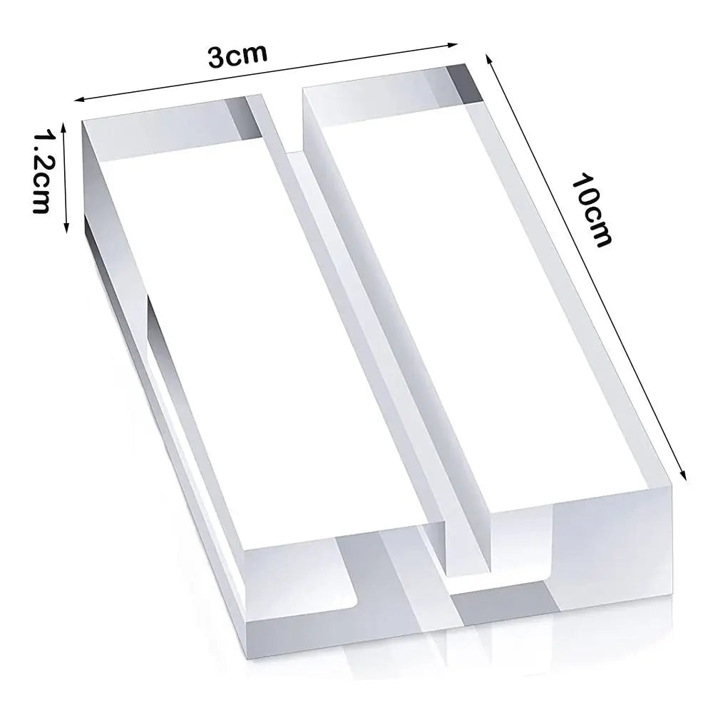 Clear Acrylic Place Card Holder – Table Sign & Photo Stand