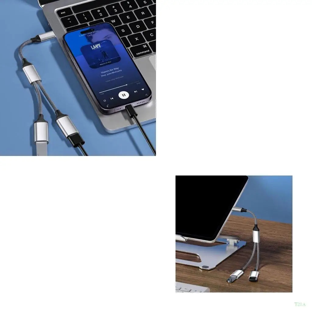 USB-C to Dual USB-C Female Splitter Cable | 480Mbps Data