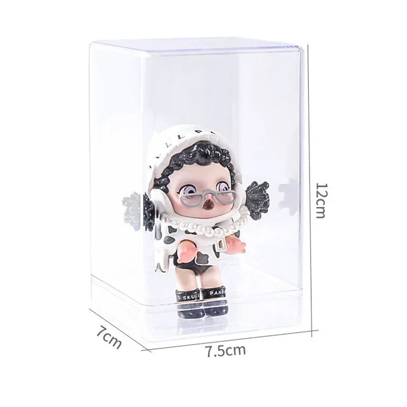 Transparent Display Case – Dustproof Blind Box Collectible Stand