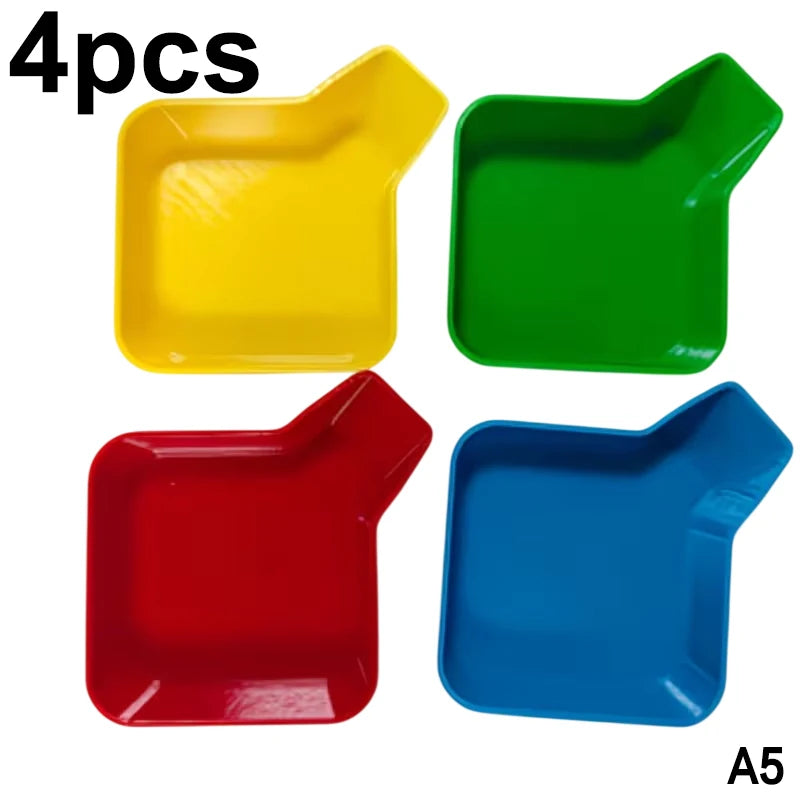 Colorful Game Chip Trays 2/4pcs – Portable Token & Coin Organizer