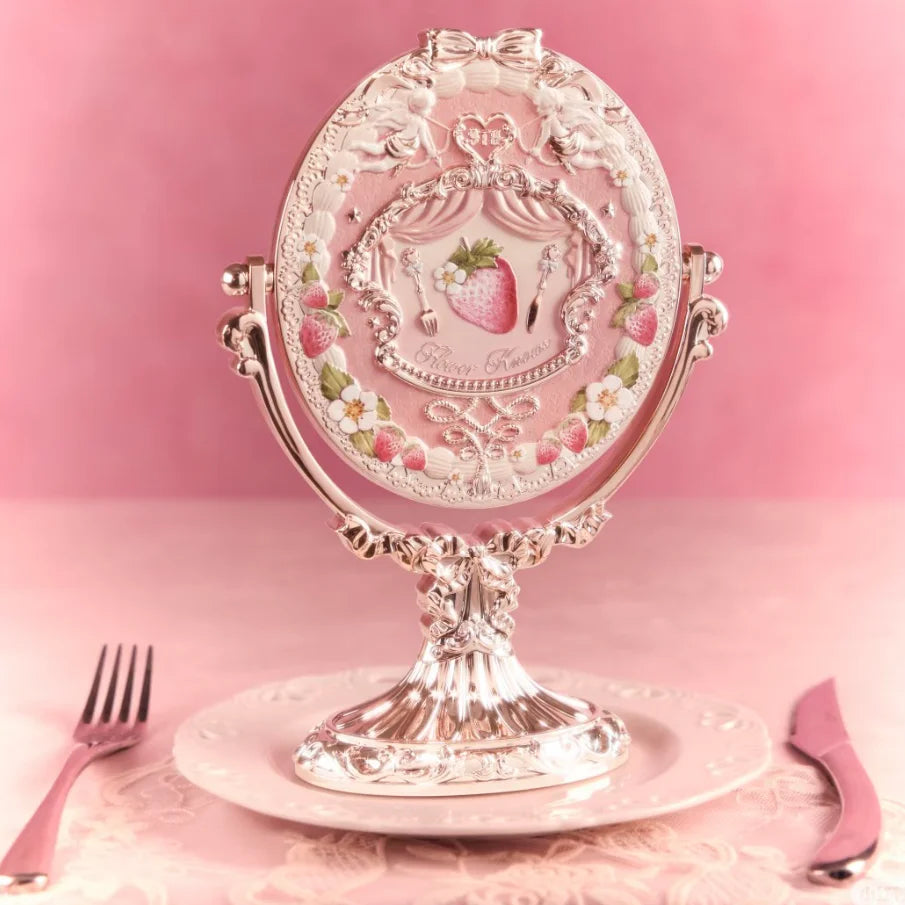 Flower Knows 10th Anniversary Makeup Mirror & Brush Set