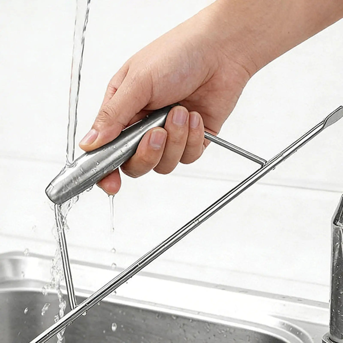 Stainless Steel Youtiao Dough Press Bar | Rolling Pin Tool