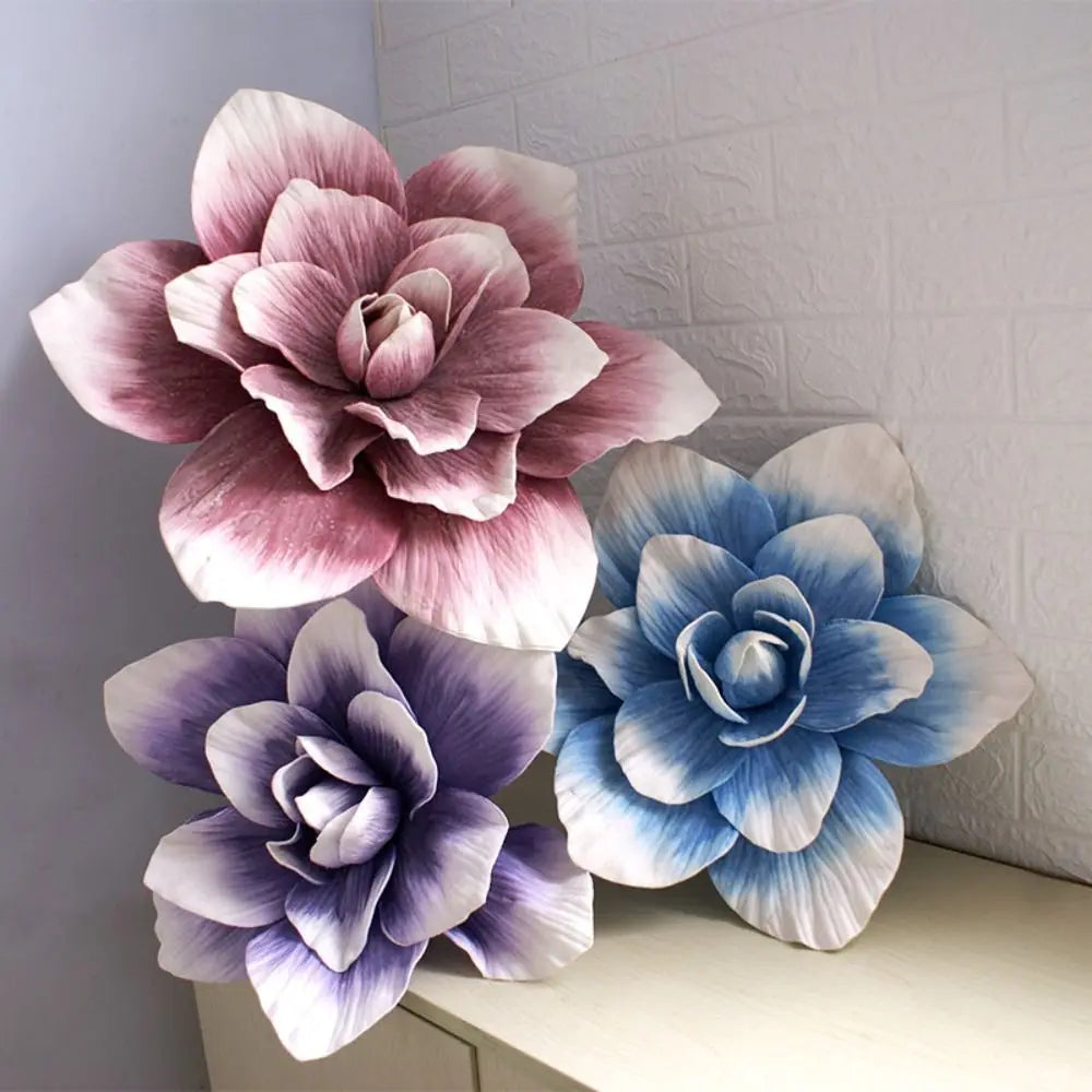 Giant Artificial Magnolia Foam Flower Head 30/40/50cm Décor