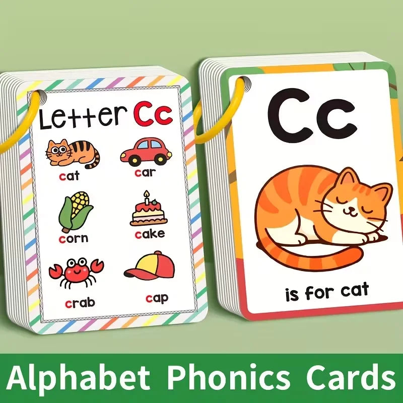 ABC Phonics Flash Cards – Alphabet Learning Toy for Toddlers