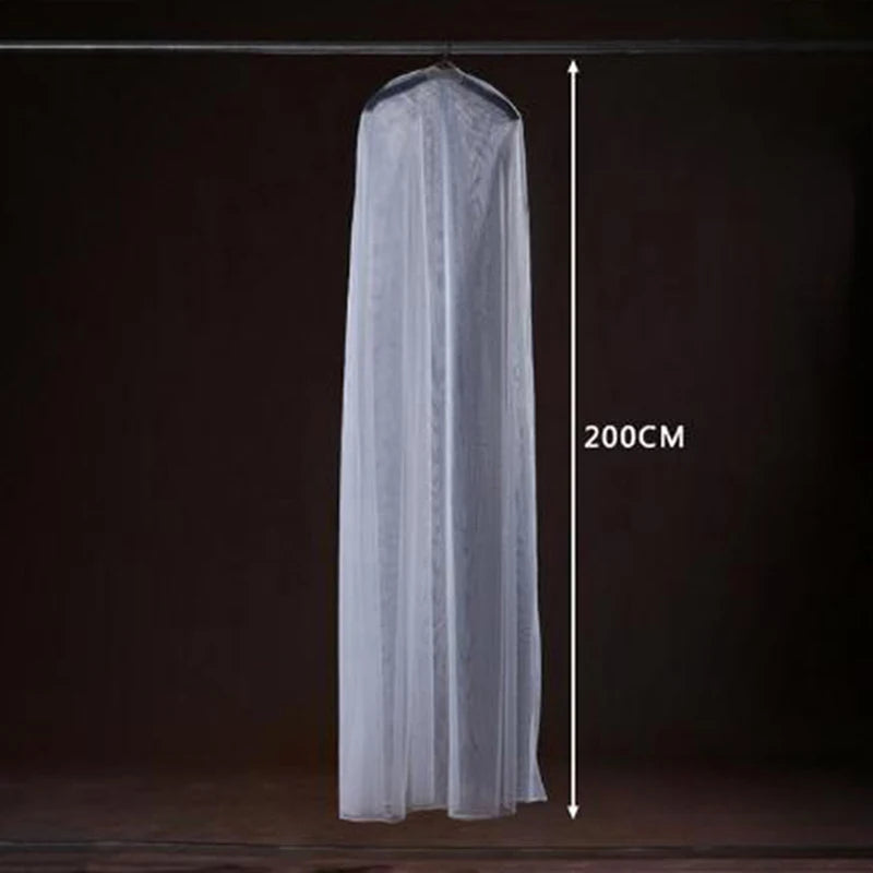 Tulle Dust Cover for Wedding Dress & Garments – 160–200cm