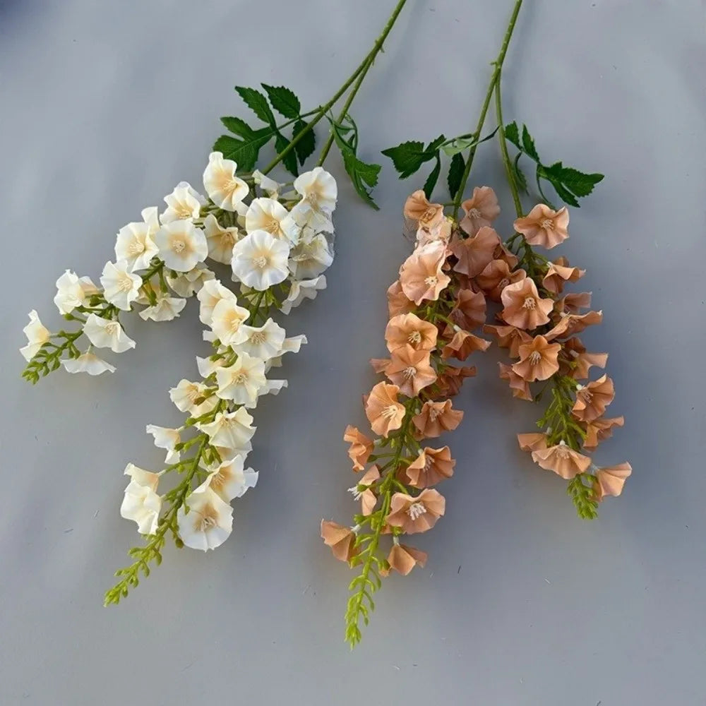 Pink Artificial Larkspur Silk Flower Stems – Faux Floral Bouquet