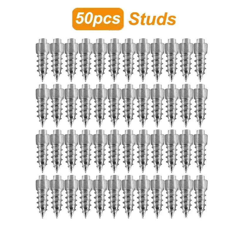 Winter Snow Spike Studs – Anti-Slip Tire & Shoe Ice Screws