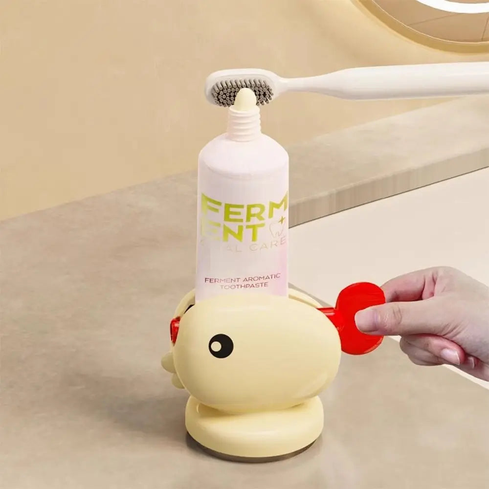 Whale Toothpaste Squeezer – Suction Cup Punch-Free Holder