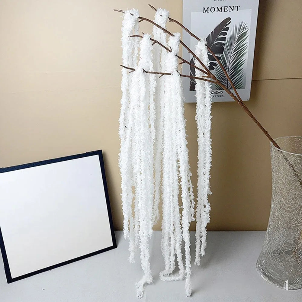 Multicolor Amaranthus Artificial Hanging Plant – Yarn Tassel